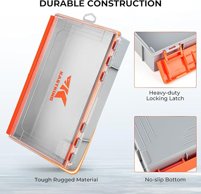 KastKing HyperSeal Waterproof Tackle Box, 3700 Deep Tackle Trays, Fishing - Image 6