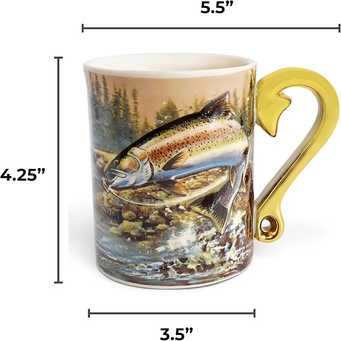 Rivers Edge Products 3D Ceramic Coffee Mug - Image 6