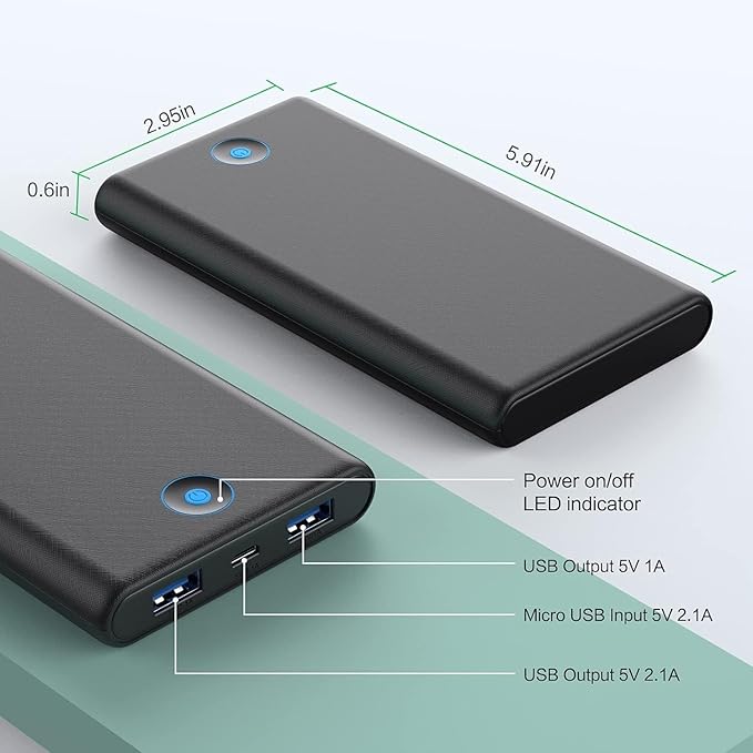 Portable Charger Power Bank 20000mAh, Ultra Slim Fast Charging Battery Pack - Image 5