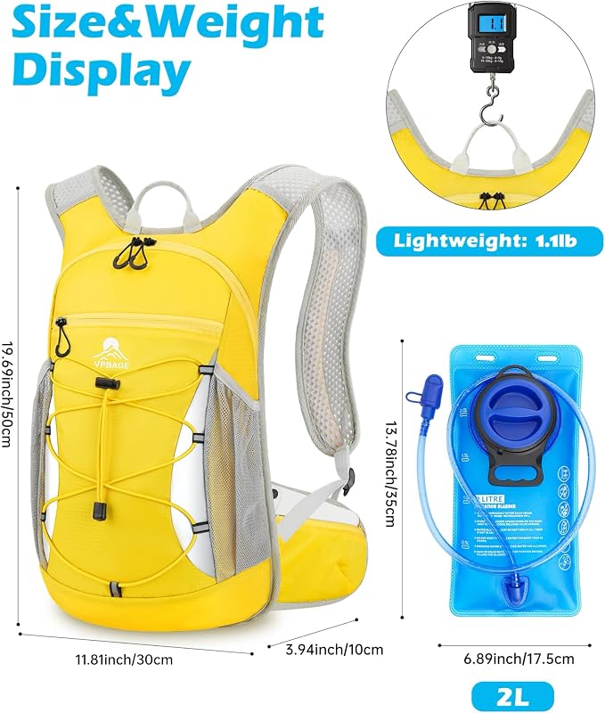 Hydration Backpack with 2L Water Bladder - Image 2