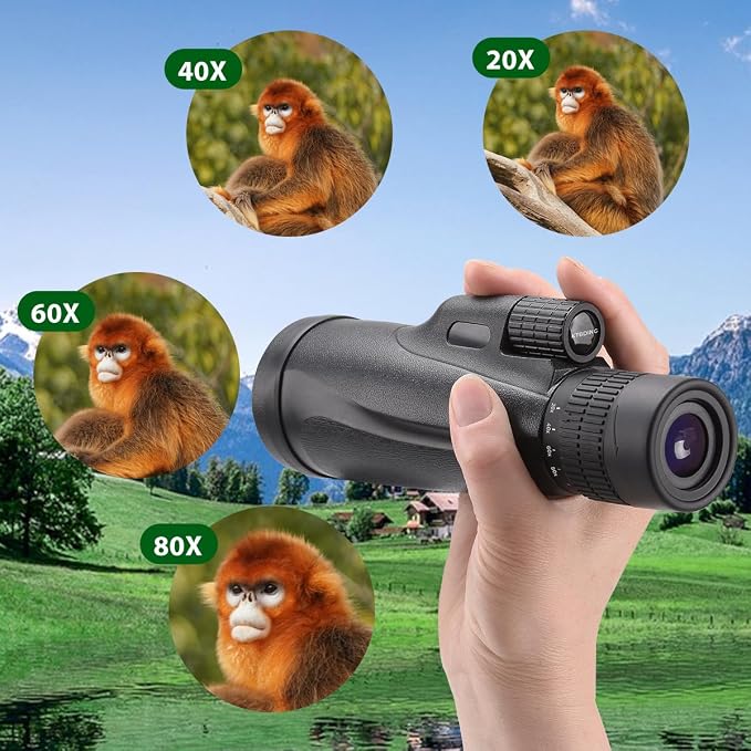 Monocular Telescope 80 x 100 High Powered Monoculars - Image 3