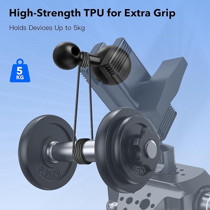 1-Inch Ball to 17mm Adapter – TPU Anti-Slip Ball Head Converter, Compatible - Image 7