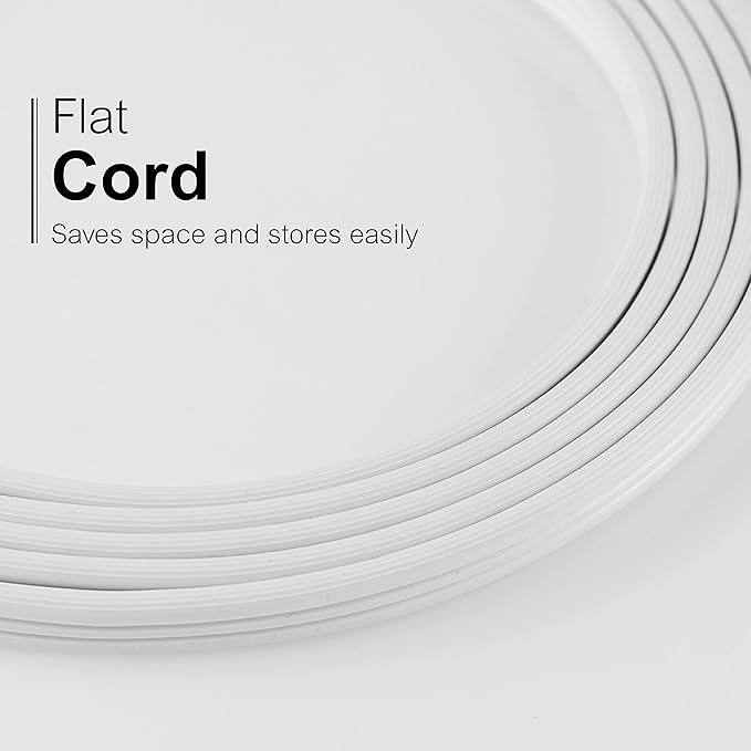GE 3-Outlet Flat Extension Cord 3 Ft Grounded Extension Cord - Image 2