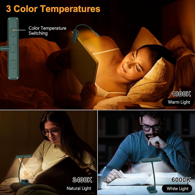 Gritin 19 LED Rechargeable Book Light - Image 3