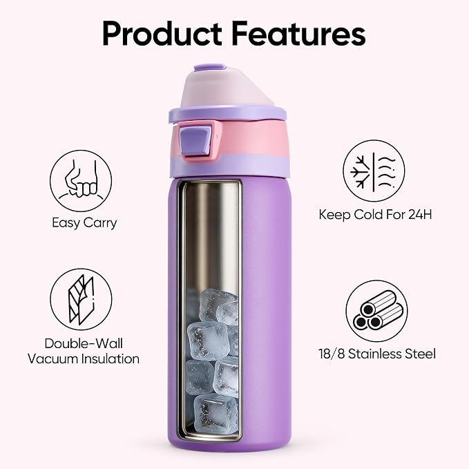 Fijinhom 24 oz Insulated Water Bottle - Image 6