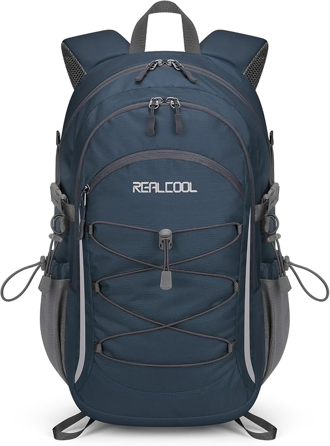 RealCool Hiking Backpack for Men Women, 30L Lightweight Waterproof Travel by RealCool