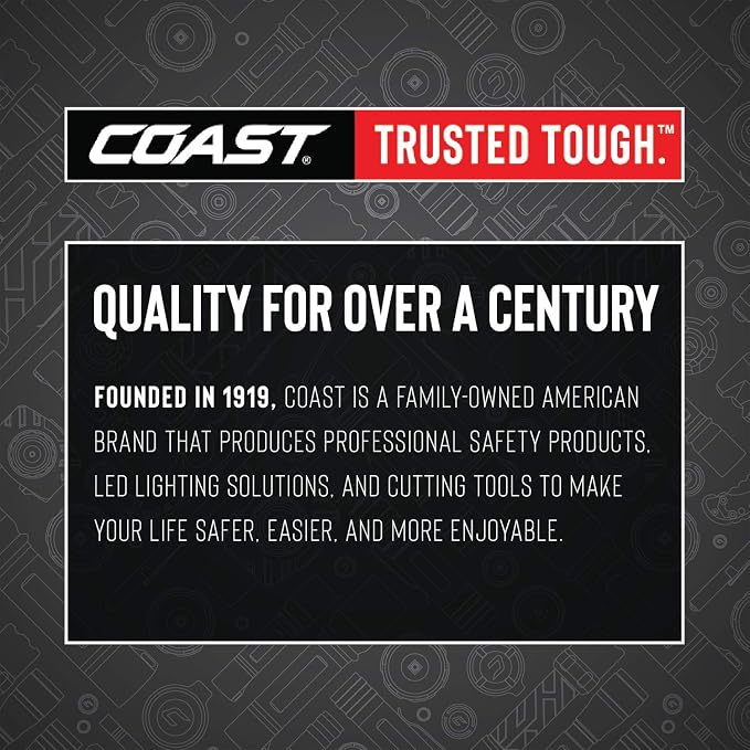Coast® FL19 365 Lumen Dual Color LED Headlamp, Batteries & Hard Hat Clips - Image 11