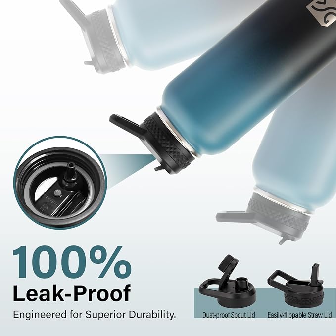 DYSANKY 40 oz Insulated Water Bottle | Thickened Stainless Steel Vacuum Metal - Image 7