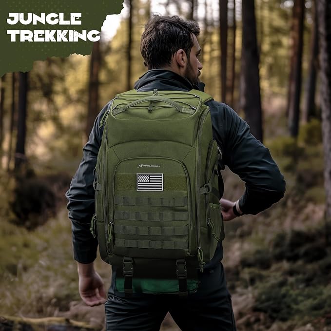 Maelstrom Tactical Backpack for Men, Water Resistant 40L Military Backpack - Image 6