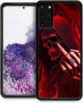 for Samsung Galaxy S20 Plus Case, Gestures Funny Skull Pattern Graphic Design by FKBRCL4U