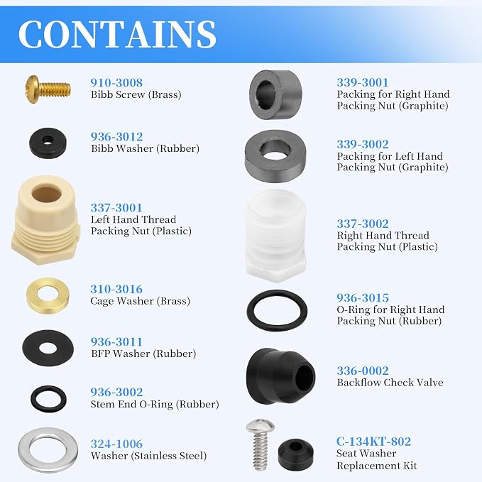 630-7755 Wall Hydrant Repair Kit Compatible - Image 5