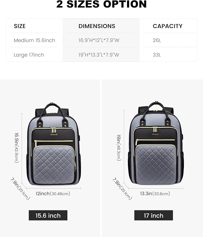 LOVEVOOK Laptop Backpack, High-Strength Tear-Resistant and Waterproof Oxford - Image 7