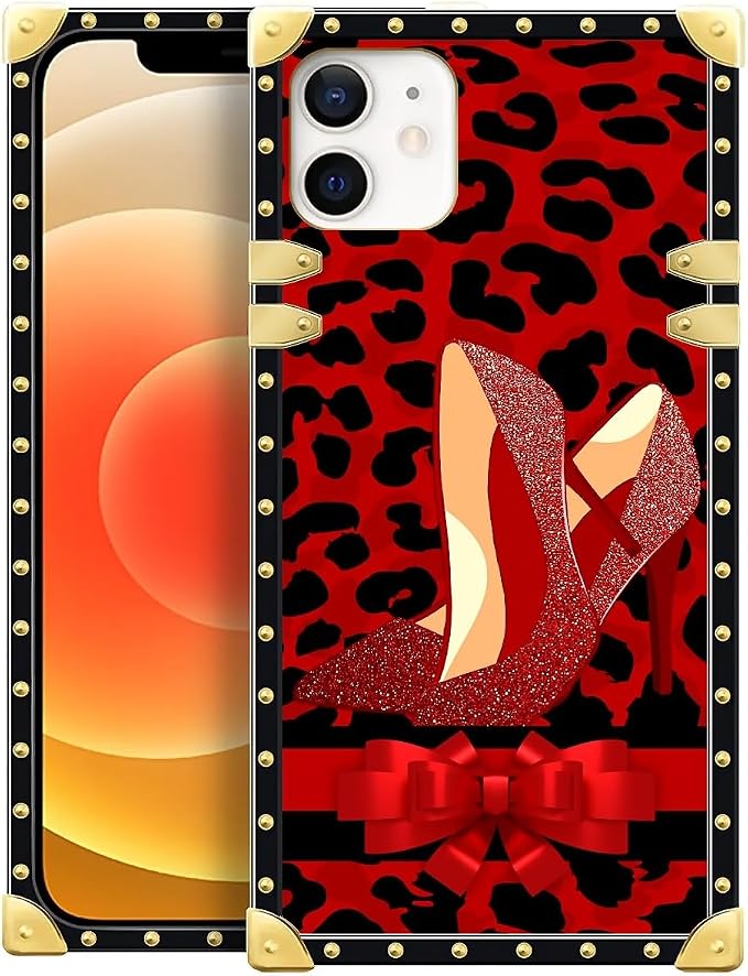 Compatible with iPhone 11 Case, Elegant High Heels Luxury Golden Decoration by Unknown