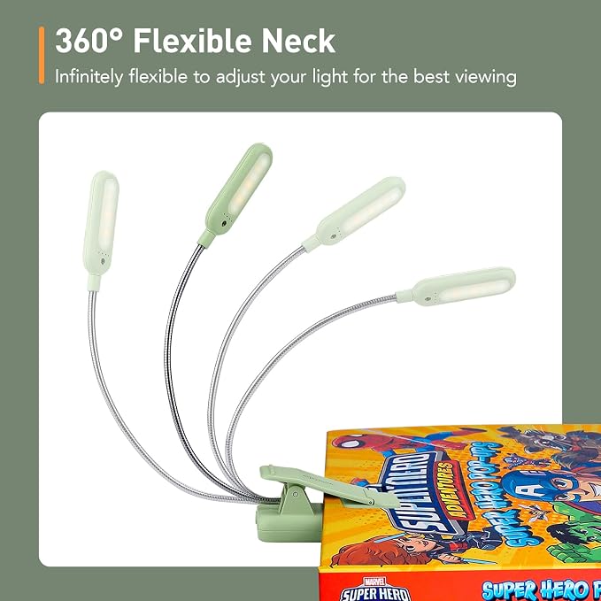 VAVOFO Rechargeable Book Light for Reading in Bed Kids, 7 LED Reading Light - Image 4