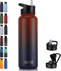HASLE OUTFITTERS 40oz Stainless Steel Water Bottle, Vacuum Insulated Double by HASLEOUTFITTERS