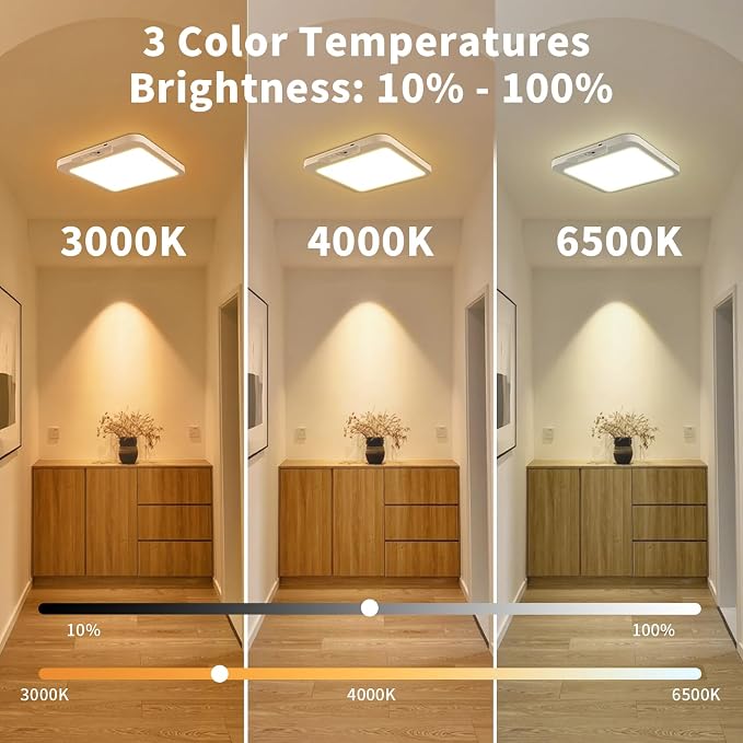 USB C Rechargeable Motion Sensor Ceiling Light 550LM - Image 3