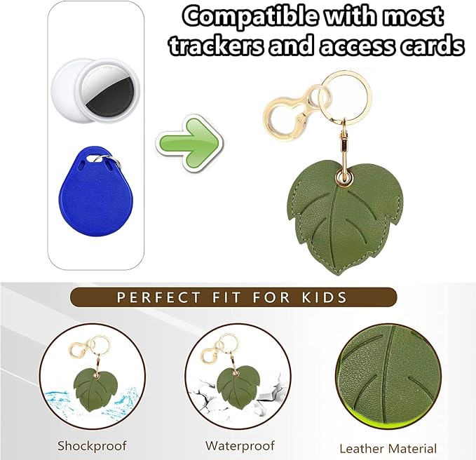 Leather Keychain Holder Case Compatible - Image 3