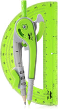Mr. Pen- Geometry Compass and Protractor Set, 6 Inch Compass, 6 Inch Protractor by MrPen