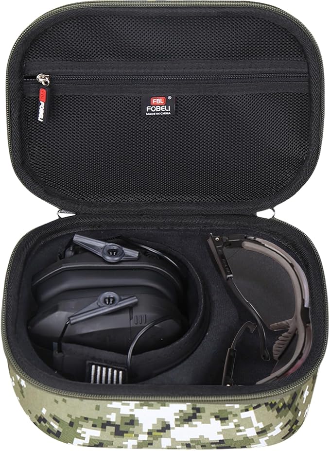 FBLFOBELI Hard Case for Walker's Razor Slim/Howard Leight Shooting Ear by FBLFOBELIHardCarryingCase