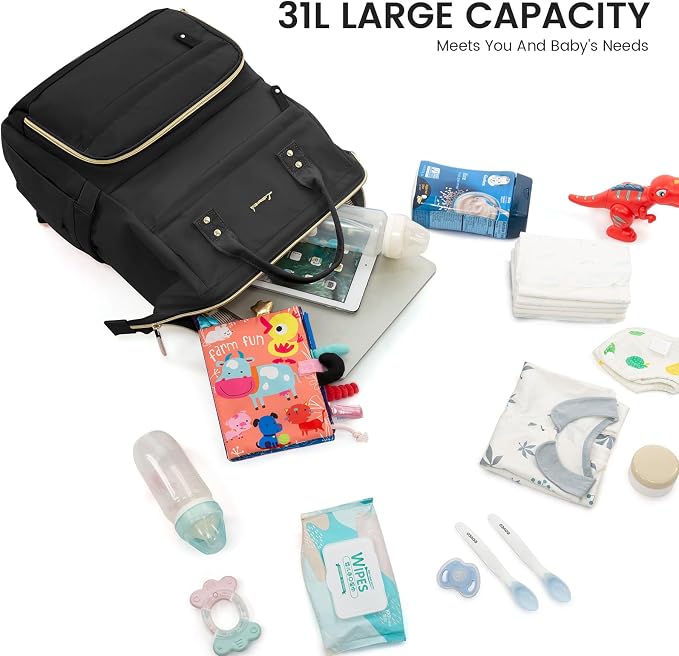LOVEVOOK Diaper Bag Backpack, Baby Bag - Image 8