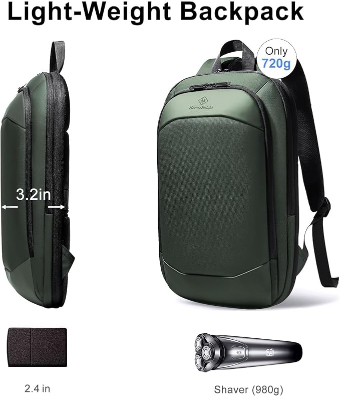 Slim Laptop Backpack for Men, Waterproof Expandable High Tech Business Work - Image 5
