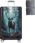 Luggage Cover Protector for 22-24 Inch Suitcases, TSA Approved Elastic Travel by Unknown