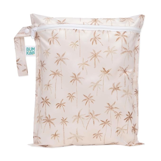 Bumkins Waterproof Wet Bag for Baby, Swim Suit, Cloth Diapers, Pump Parts by Bumkins