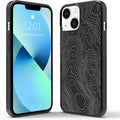 Aesthetic Topographic Map Phone Case Compatible by Unknown