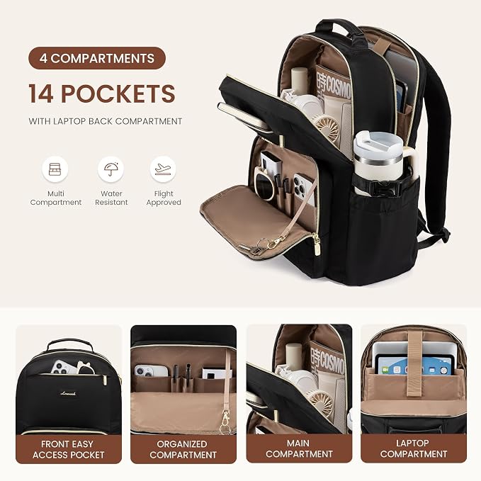 LOVEVOOK Laptop Backpack for Women - Image 3