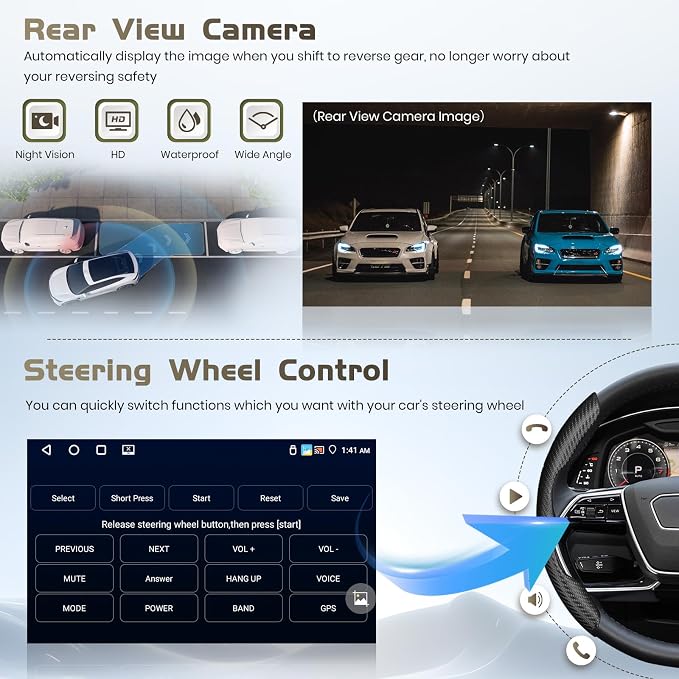 Car Radio for Jeep Compass Patriot 2010-2016, Android 15 Car Stereo Wireless - Image 7
