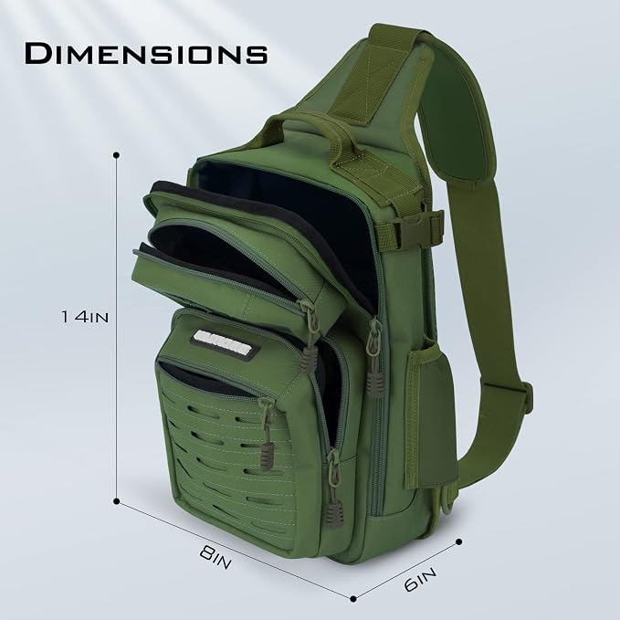 KastKing BlowBak Tactical Sling Tackle Bag-Lightweight Fishing Backpack Storge - Image 3