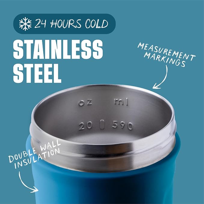 BlenderBottle Strada Shaker Cup Insulated Stainless Steel Water Bottle - Image 3