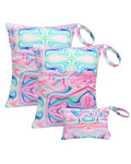 ALVABABY 3pcs Baby Cloth Diaper Wet/Dry Bags|Waterproof Reusable by ALVABABY