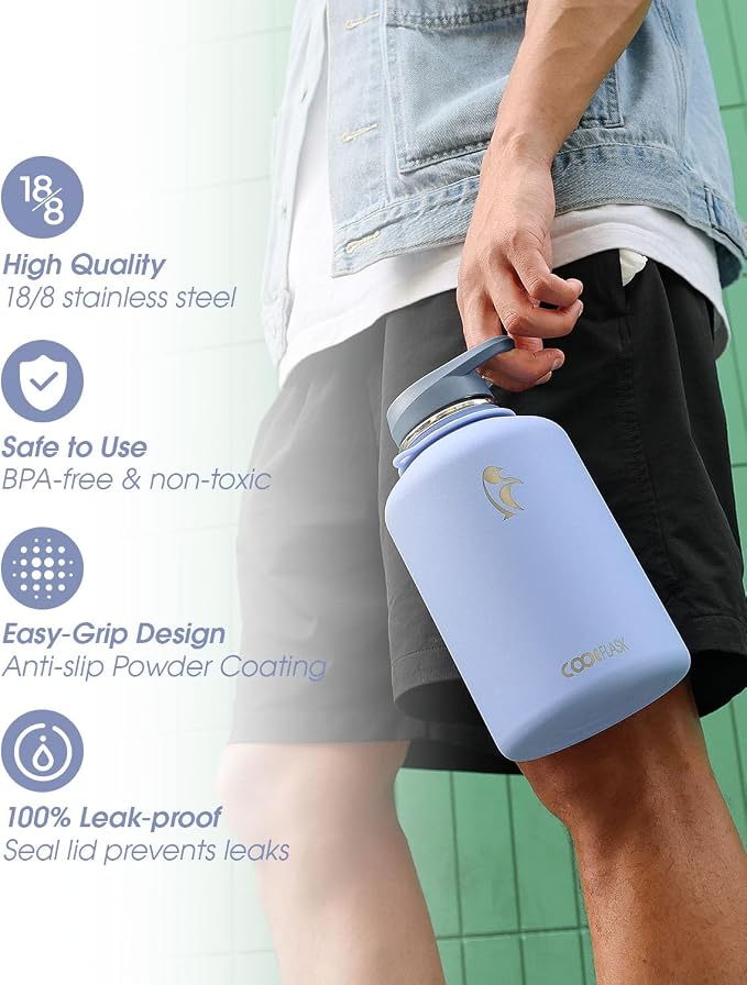 Coolflask 64 oz Water Bottle - Image 5