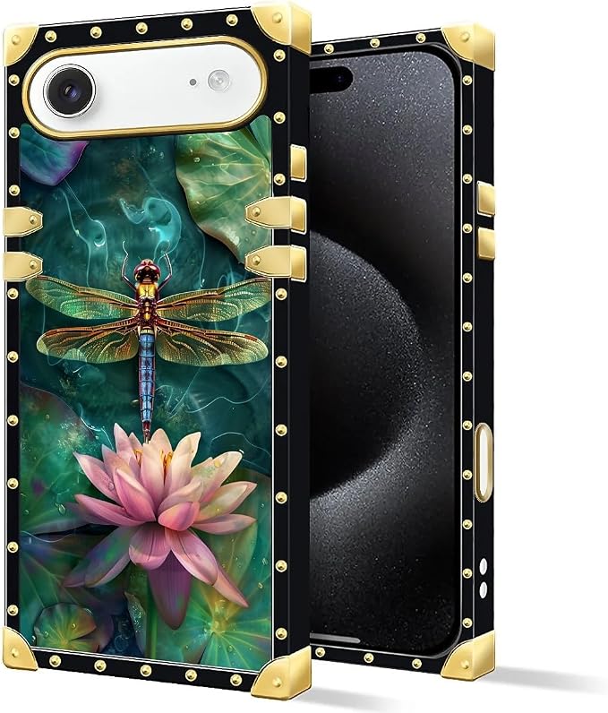 for iPhone 17 Air Case Luxury Golden Decoration - Image 2