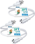 DEWENWILS 3 Foot Extension Cord, 16 AWG SJTW Weatherproof Power Cable by DEWENWILS