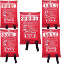 Inf-way Fire Blanket, 47.2''*47.2'' Fiberglass Fire Flame Retardent Emergency by Inf-wayFocusonPersonalProtectiveProducts