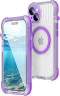 WIFORT for iPhone 15 Waterproof Case, 360 Full Body Sealed Protection Cover by WIFORT