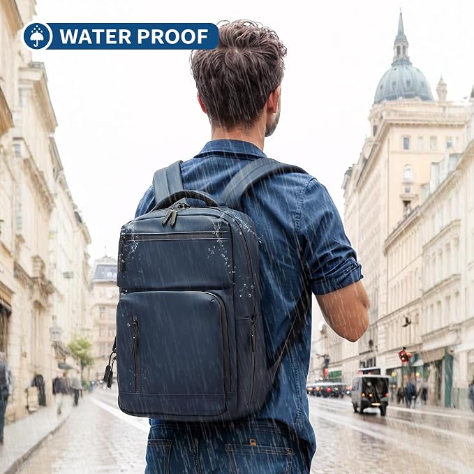 Waterproof Laptop Backpack for Men & Women, Flight Approved Anti-Theft Daypack - Image 2