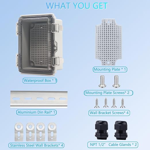 IP67 Waterproof Junction Box, ABS Plastic Electrical Enclosure - Image 7