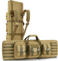 DULCE DOM 36 42 48 Inch Double Rifle Case, Tactical Soft Padded Backpack by DULCEDOM