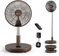 TriPole Foldable Standing Fan 12" Portable Rechargeable Battery Pedestal Fan by TriPole
