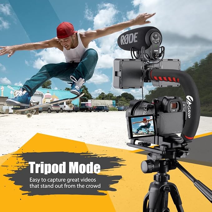Zeadio Video Action Stabilizing Handle Grip Handheld Stabilizer - Image 3