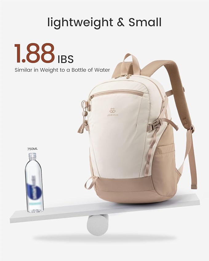 LOVEVOOK Small Travel Backpack for Women, Water-Resistant Hiking backpack - Image 6