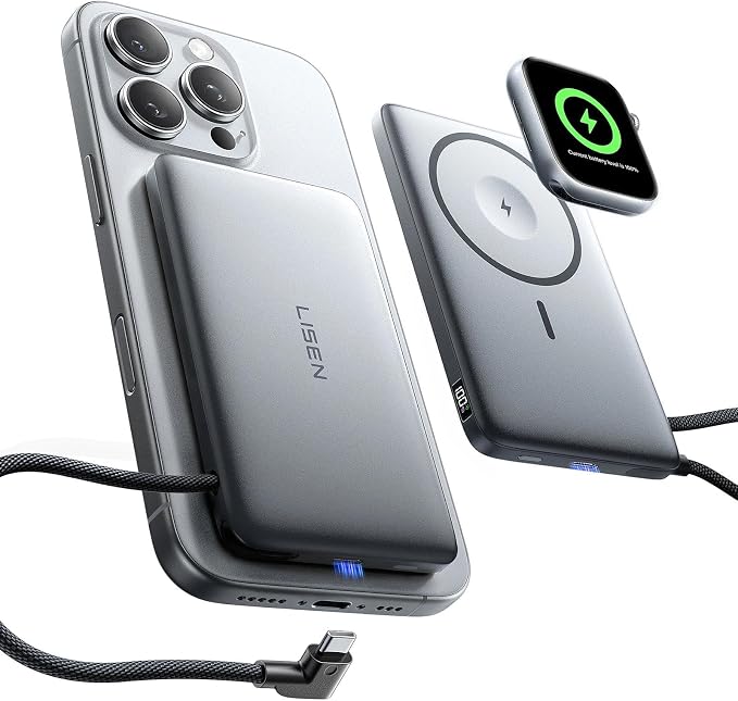 LISEN 0.5'' Ultra Slim MagSafe Power Bank by Lisen