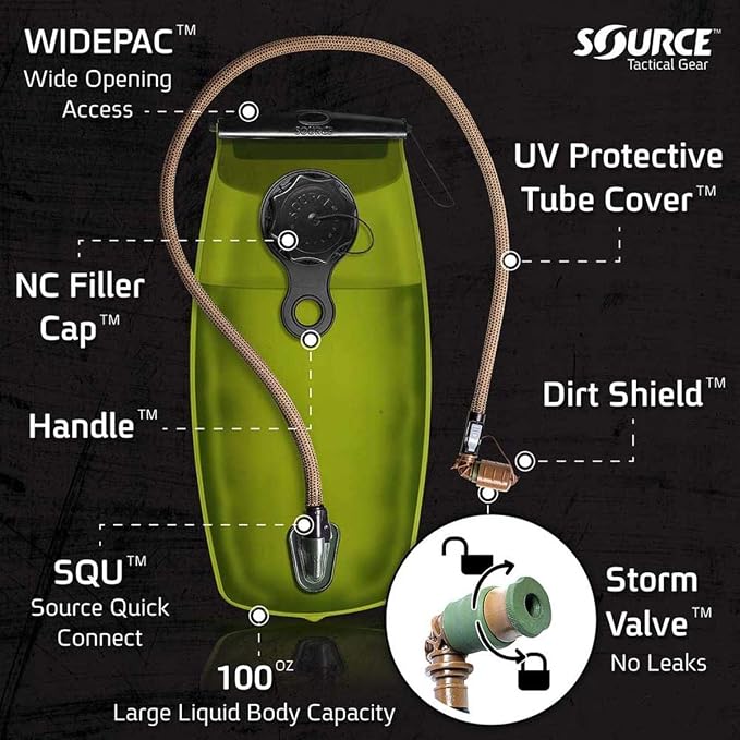 Source Wxp Storm Valve Black Hydration Reservoir System - Image 4