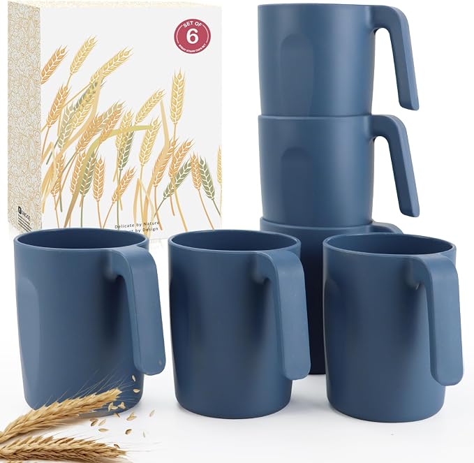 Wrova 16oz Wheat Straw Cups by WROVA