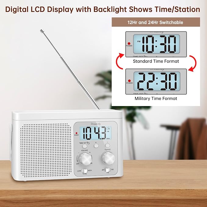 DreamSky AM FM Radio Portable - Image 4