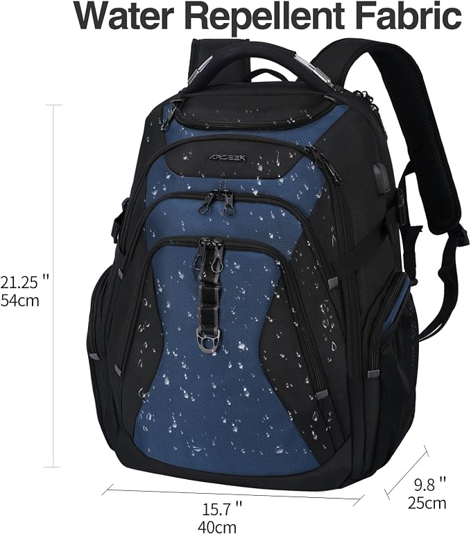 KROSER Travel Laptop Backpack 18.4 Inch XXXL Gaming Backpack - Image 2
