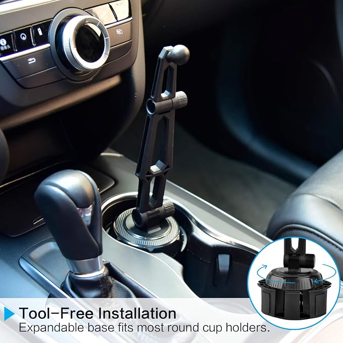 GPS Car Mount Cup Holder with Adjustable Arm - Image 3